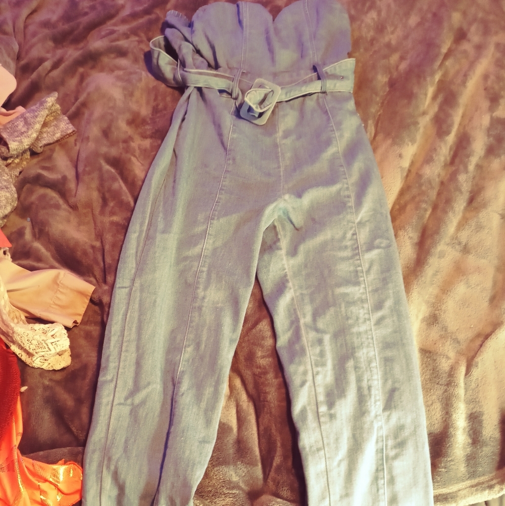 Dressy Jean jumpsuit